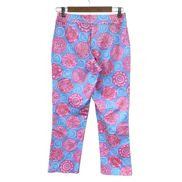 Melly M Preppy Medallion Patterned Pants Size 2 - Picture 3 of 5